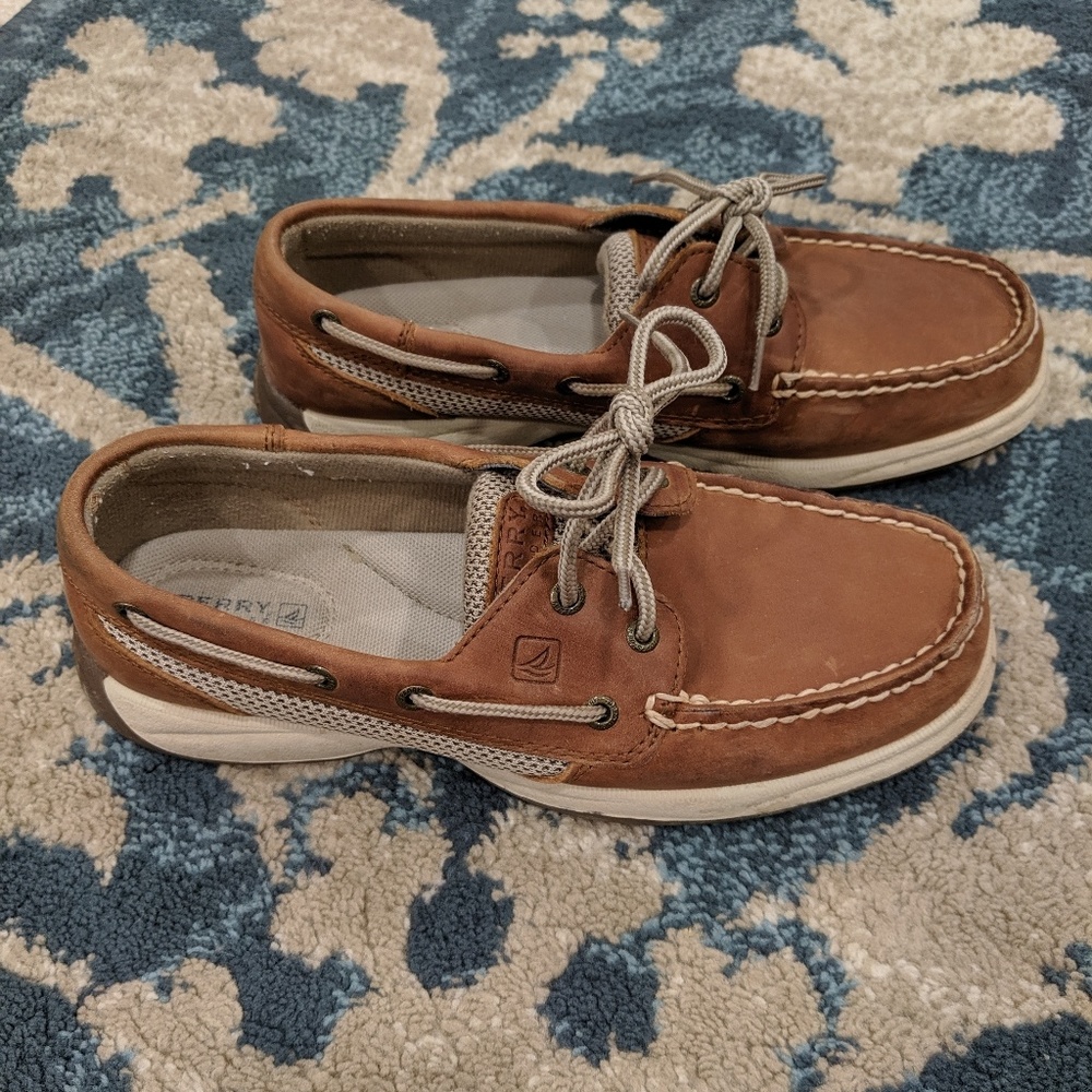 Brown Sperry size 7m leather shoes